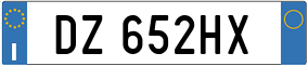 Truck License Plate